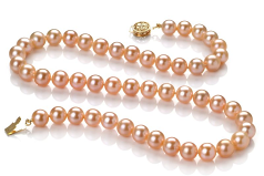 7-8mm Freshwater Necklace in Pink