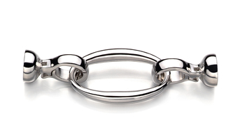 Kapocs in Ebba - Sterling Silver