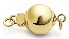 Ball - 14k Yellow Gold  x2