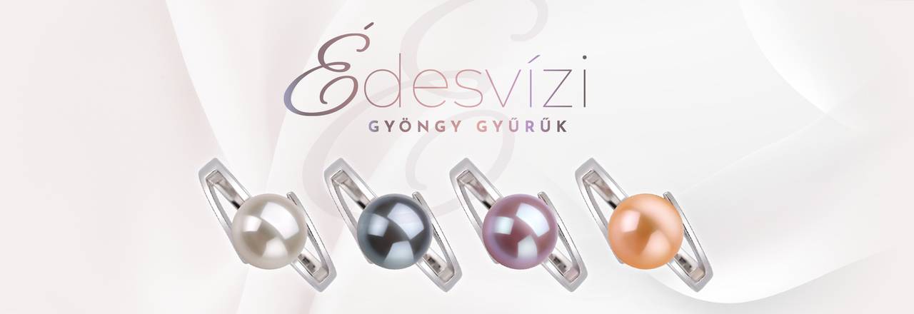 PearlsOnly Édesvízi gyöngy gyűrűk