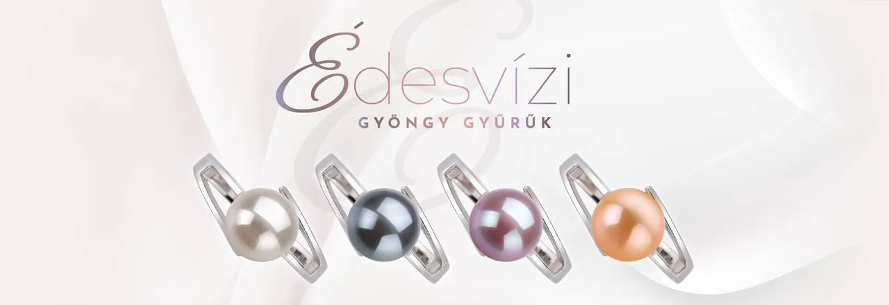 PearlsOnly Édesvízi gyöngy gyűrűk